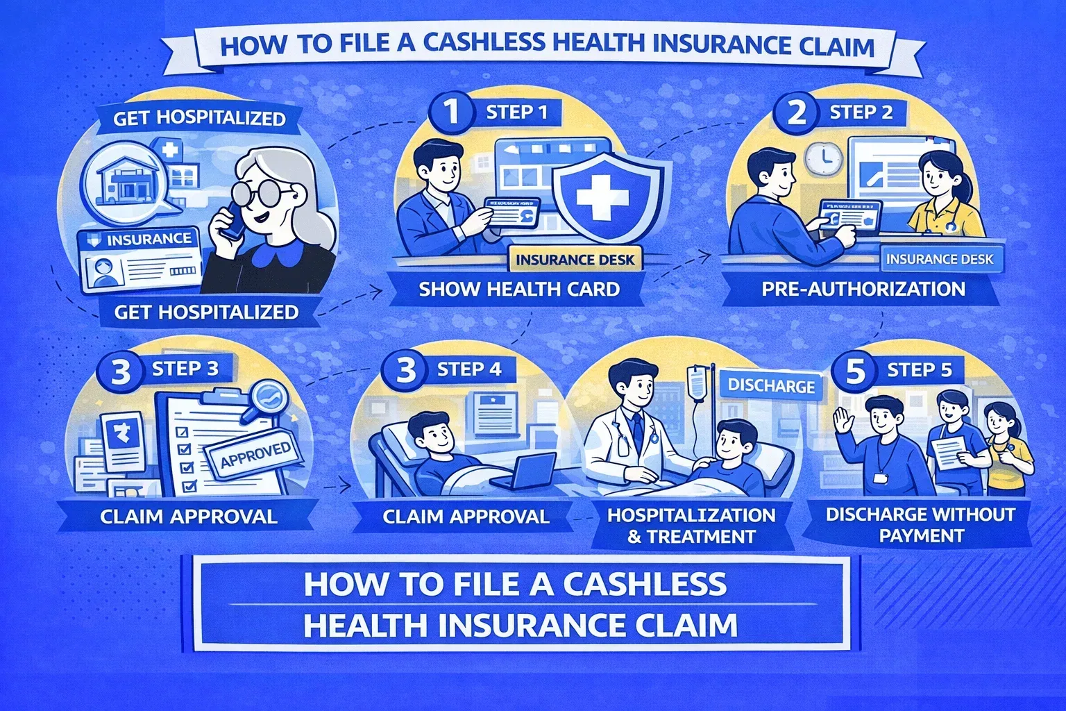How to File a Cashless Health Insurance Claim: Step-by-Step Process